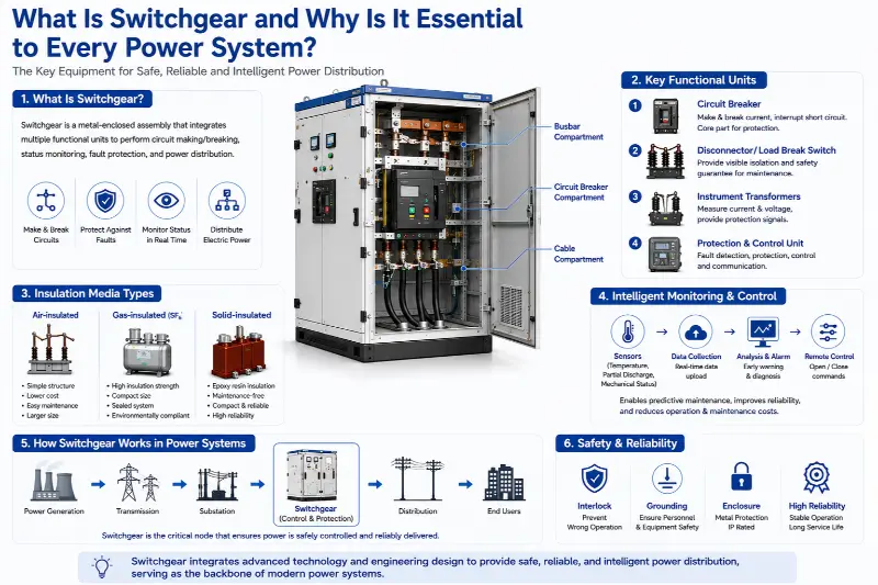 Hvorfor er Switchgear nøkkelnoden i moderne kraftsystemer?